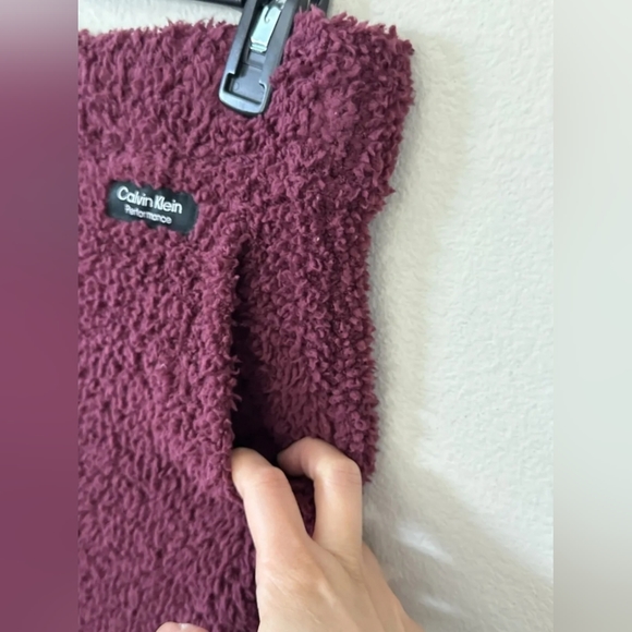 NWT Calvin Klein Performance Shaggy Knit Pull On Jogging Pants-L - Picture 2 of 5